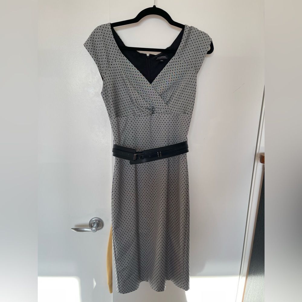 Le Chateau polka dot dress